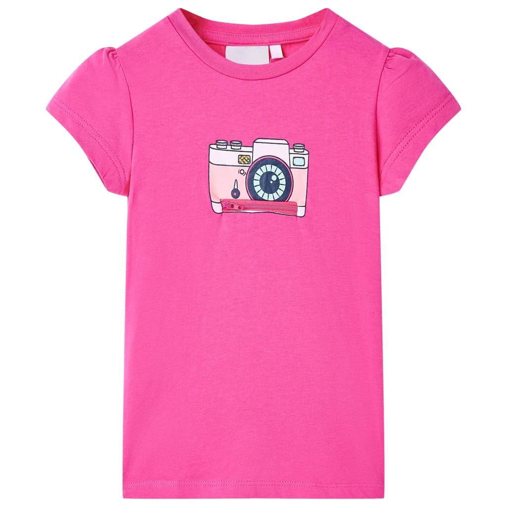Vidaxl Child's Shirt 92 Rose foncé