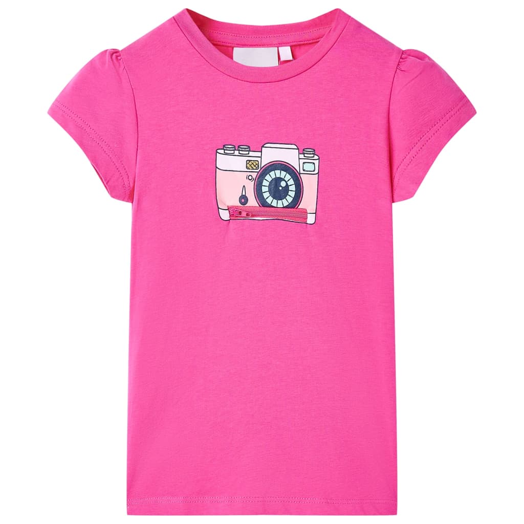 Vidaxl Child's Shirt 116 Rose foncé