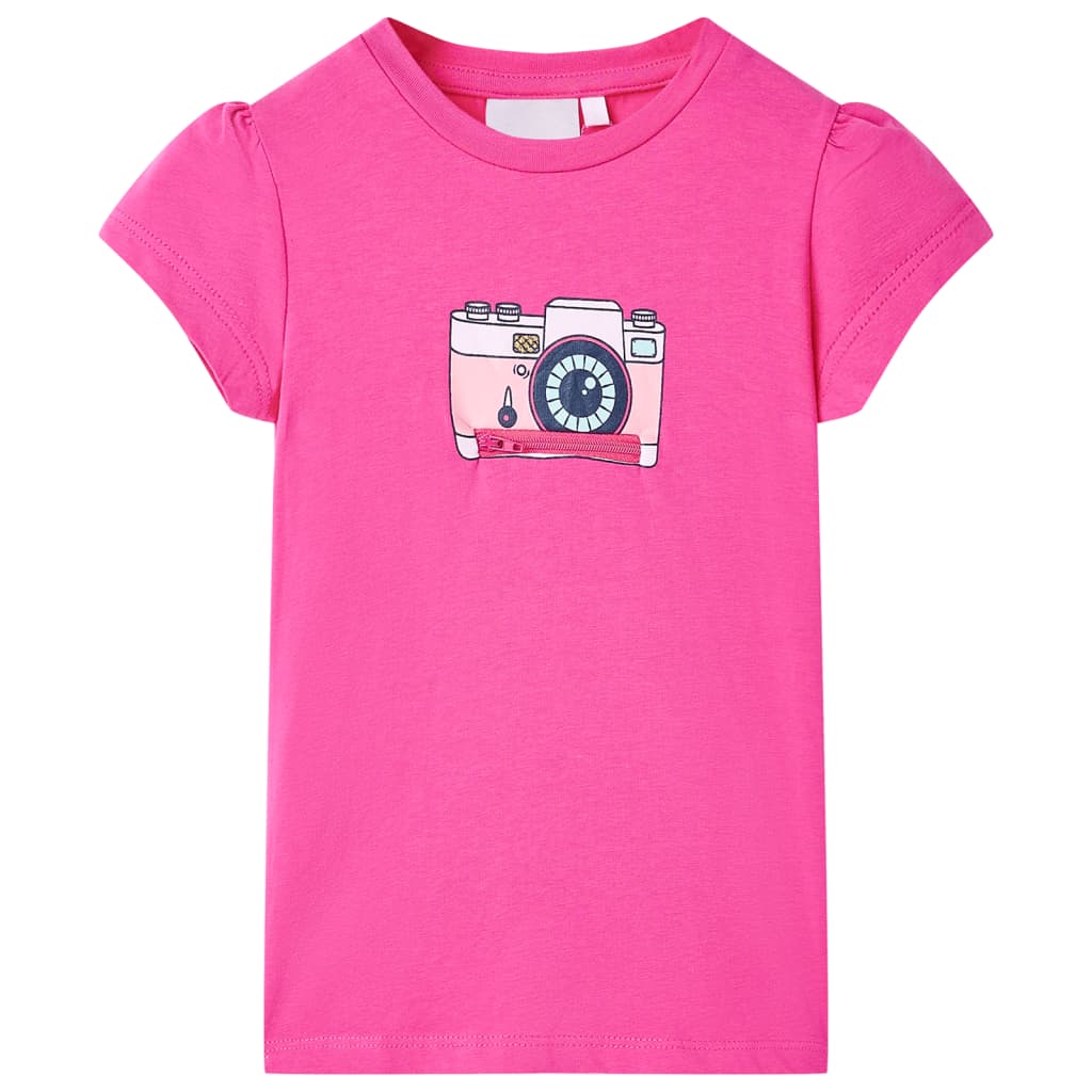 Vidaxl Child's Shirt 128 Rose foncé