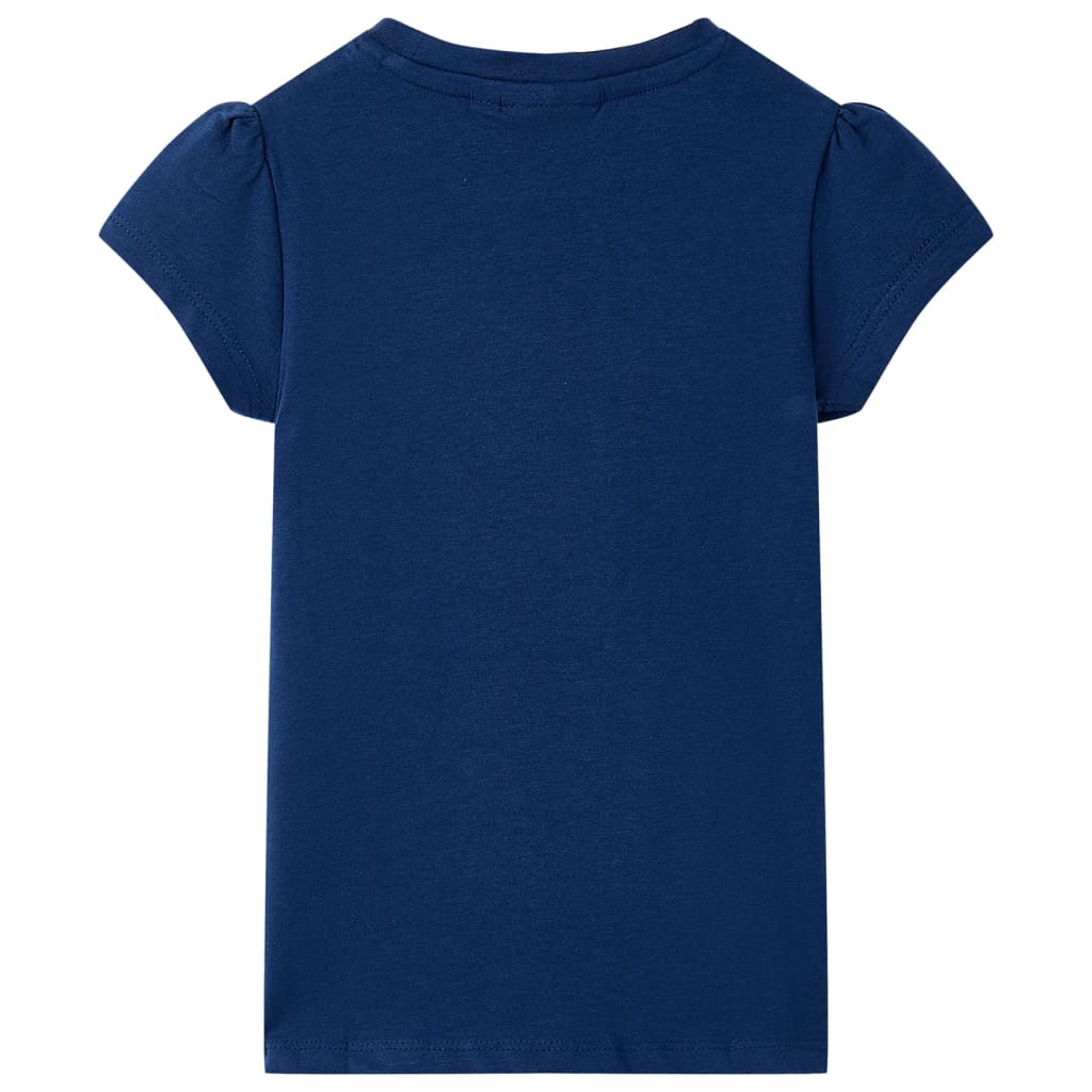 Vidaxl Child's Shirt 104 Navy Blue