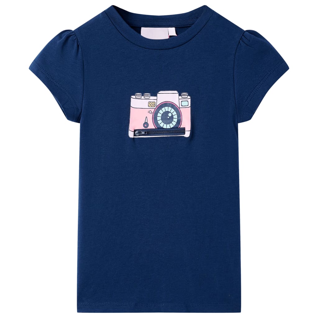 Vidaxl Child's Shirt 140 Bleu marine