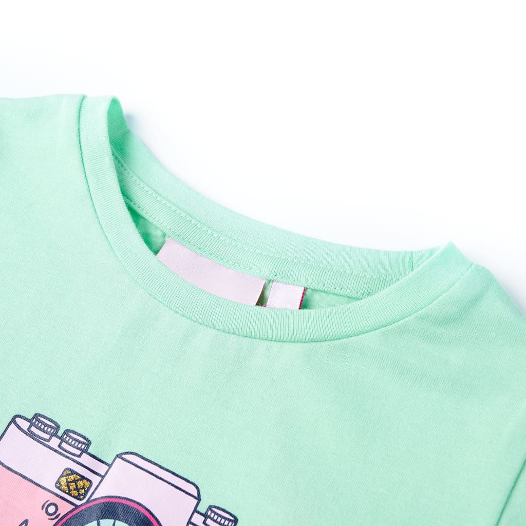 Vidaxl Child's Shirt 128 Green vif