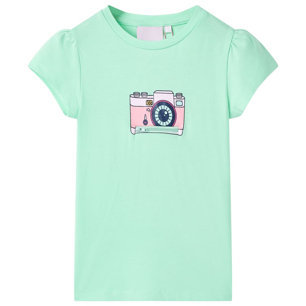 Vidaxl Child's Shirt 140 vert vif