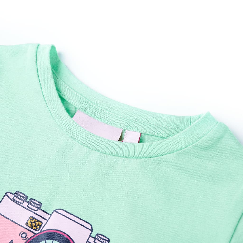 Vidaxl Child's Shirt 140 vert vif