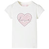 Vidaxl Child's Shirt 140 Ecru