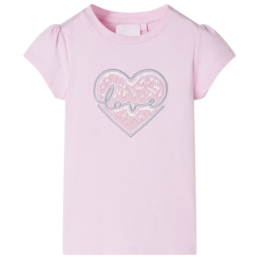 Vidaxl Child's Shirt 92 Rose clair