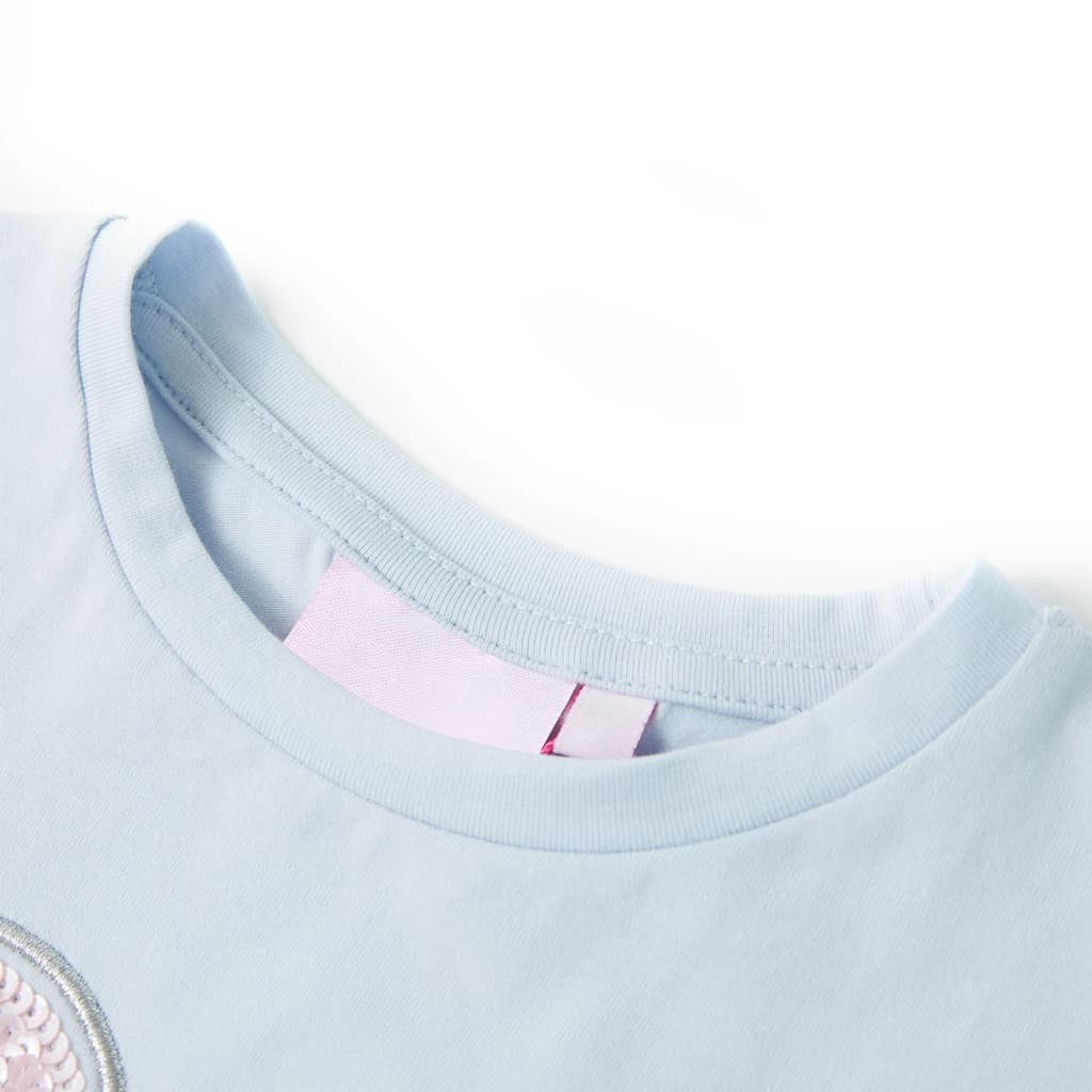 Vidaxl Child's Shirt 104 Bleu clair