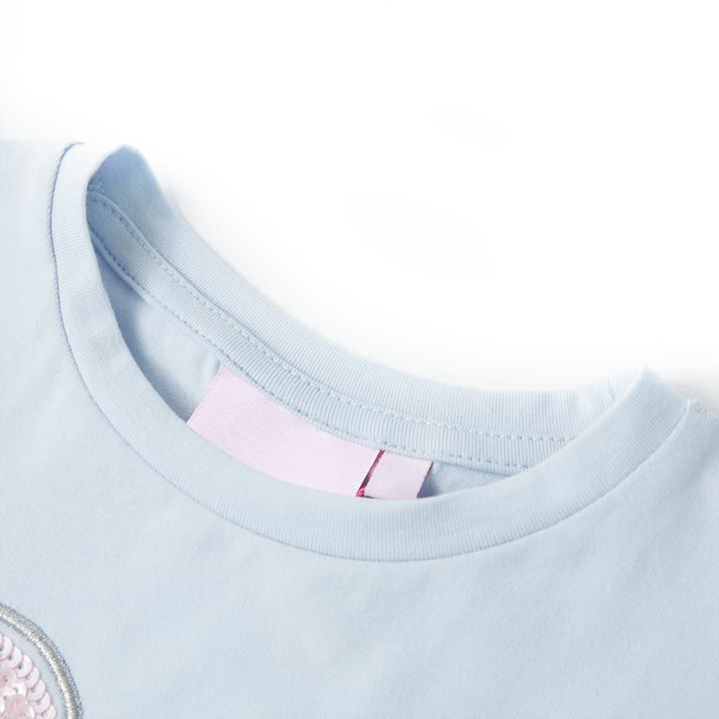 Vidaxl Child's Shirt 116 Bleu clair
