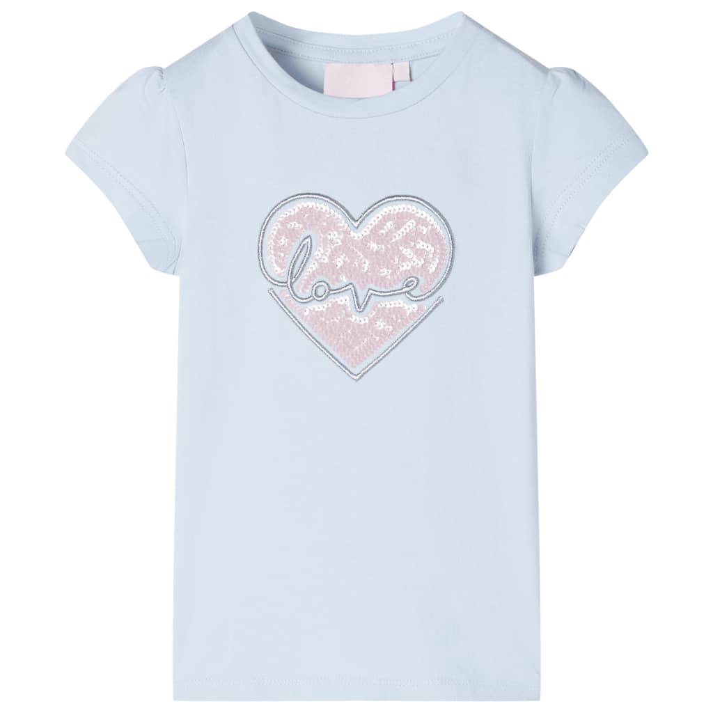 Vidaxl Child's Shirt 140 bleu clair