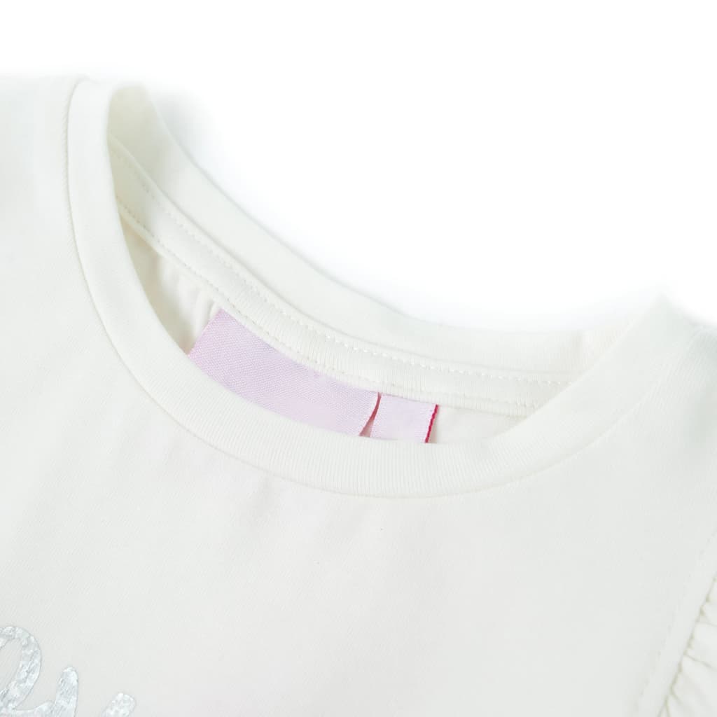 Vidaxl Children's Shirt with Ruffles 92 White