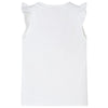Vidaxl Children's Shirt with Ruffles 116 White