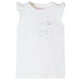 Vidaxl Children's Shirt with Ruffles 140 White