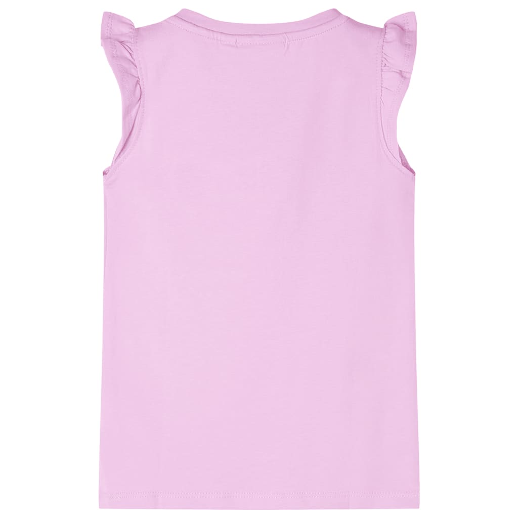 Vidaxl Child's Shirt avec des volants sur les manches 92 Lila