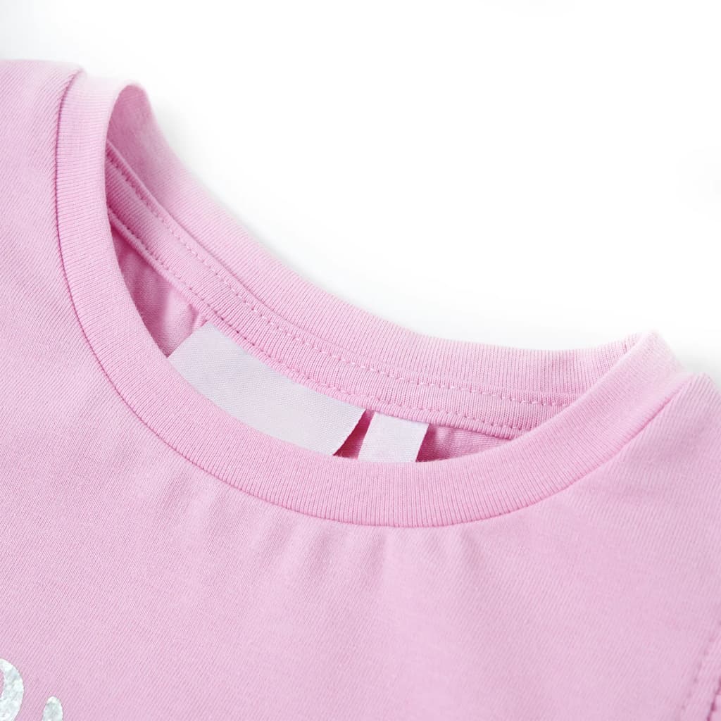Vidaxl Child's Shirt avec des volants sur les manches 116 Lila