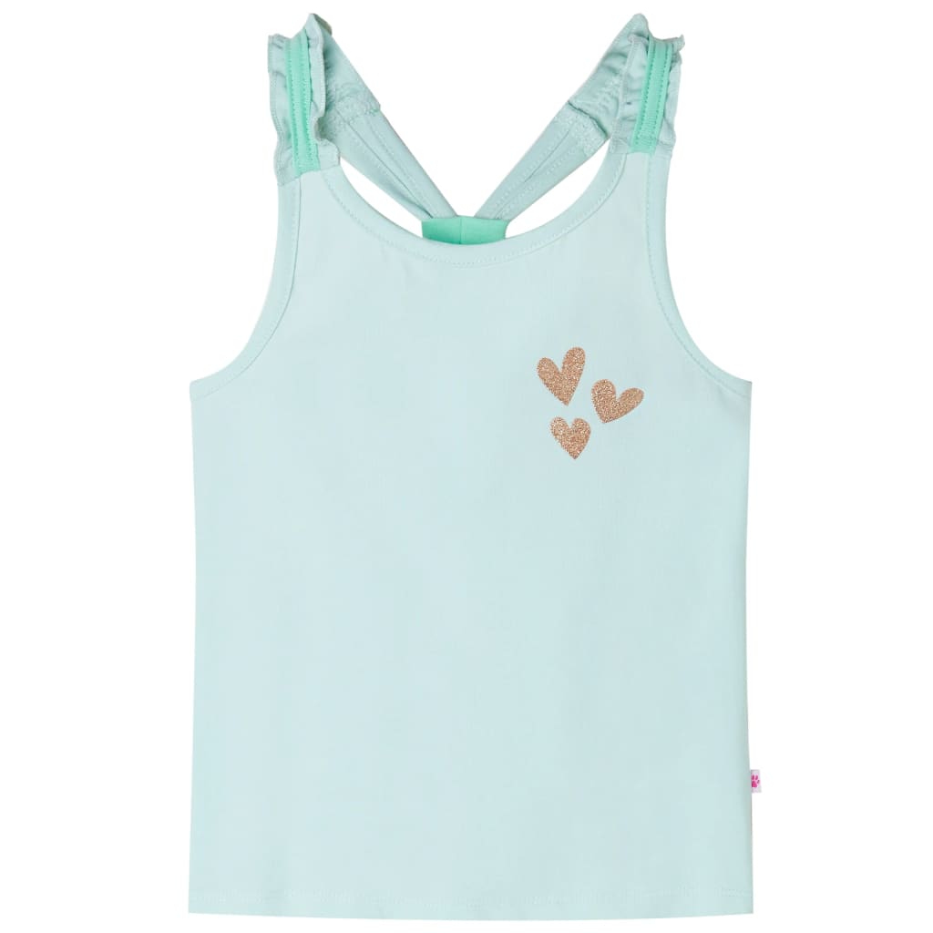 Vidaxl Children's Top 104 Light Mint -Colored