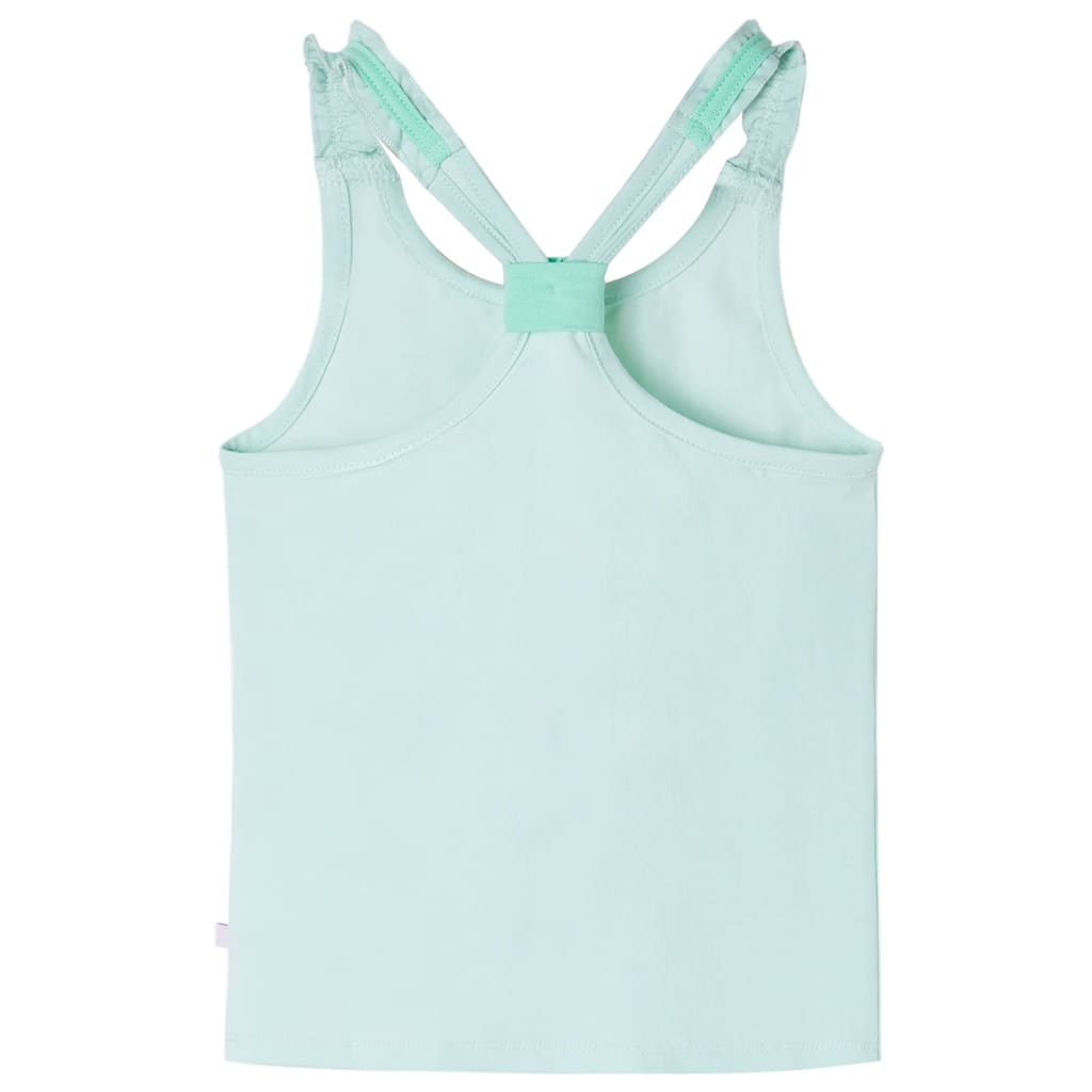 Vidaxl Children's Top 104 Light Mint -Colored