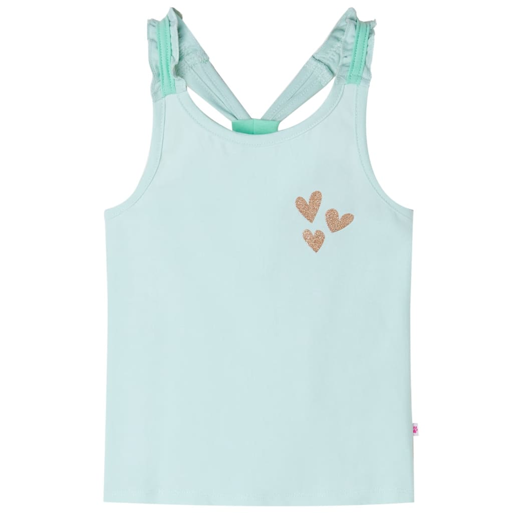 Vidaxl Children's Top 140 Light Mint -Colored