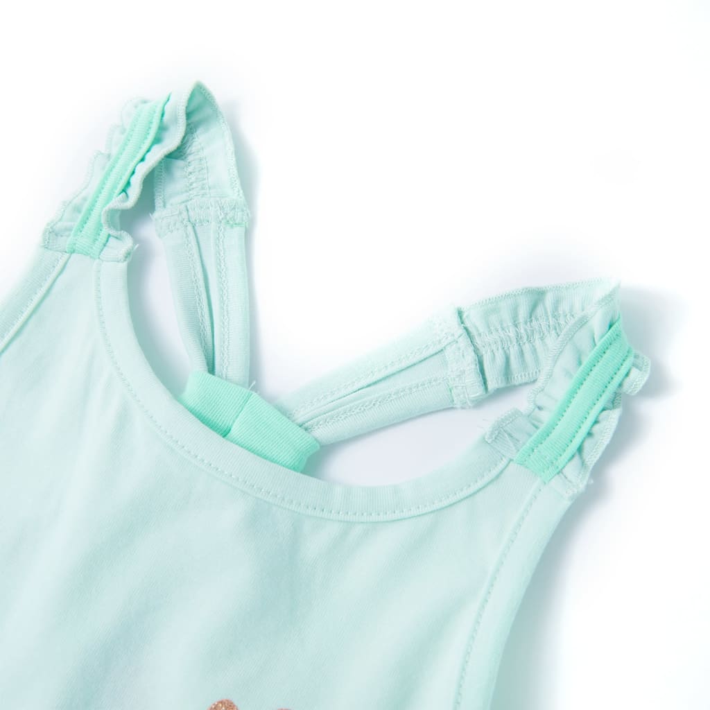 Vidaxl Children's Top 140 Light Mint -Colored