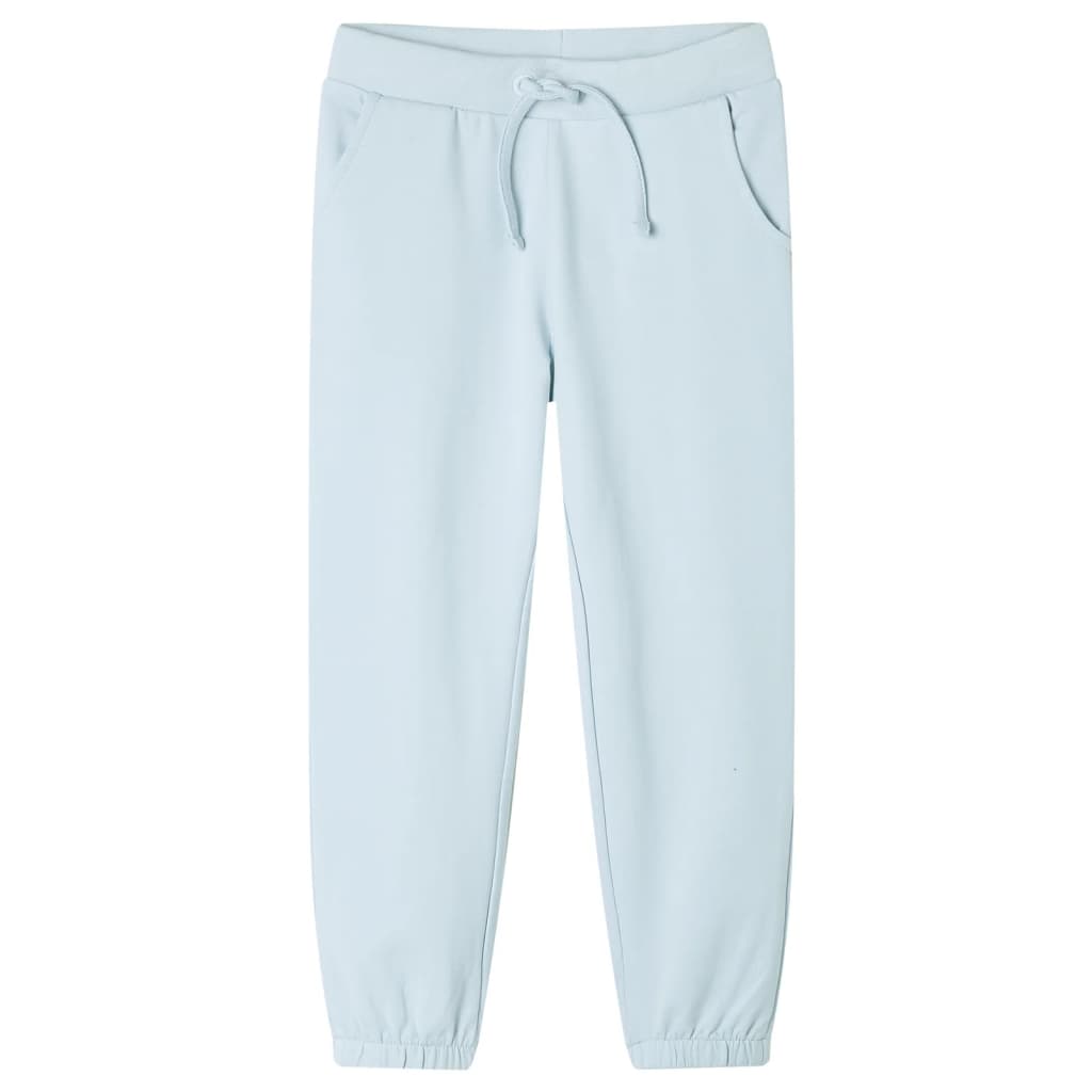 Vidaxl pantalon de jogging pour enfants 116 bleu clair
