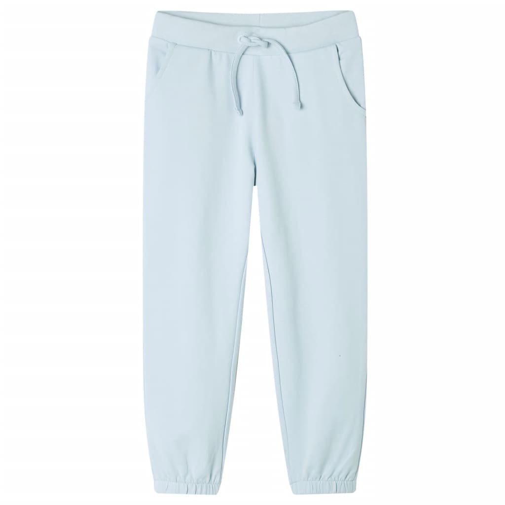 Vidaxl Pantalon de jogging pour enfants 128 bleu clair