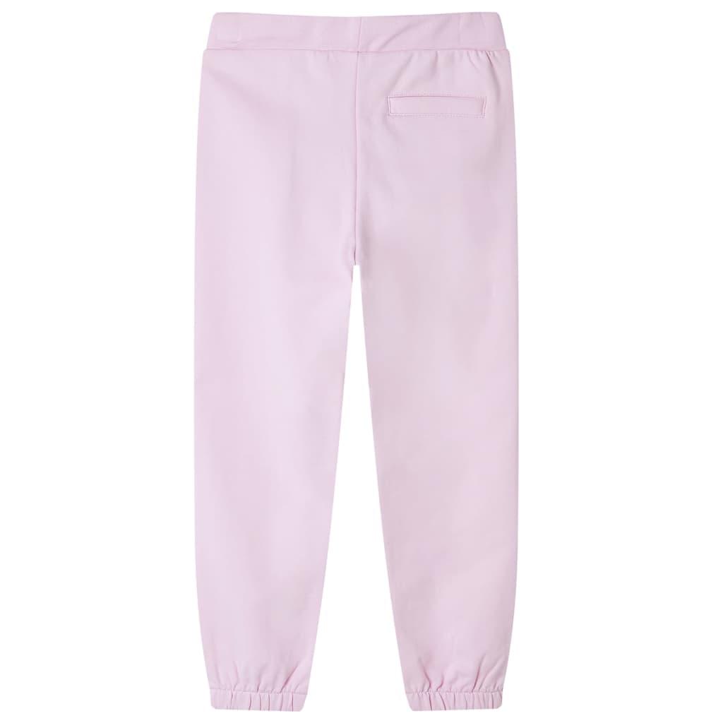 Vidaxl Pantalon de jogging pour enfants 116 rose clair