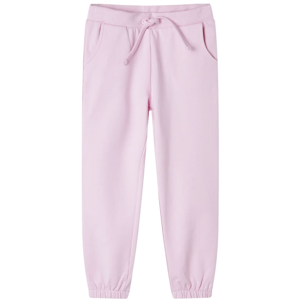 Vidaxl pantalon de jogging pour enfants 128 rose clair