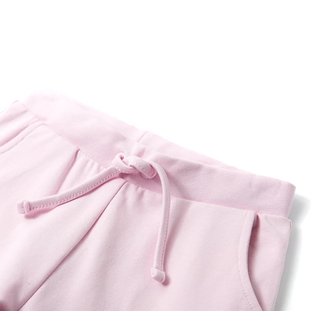 Vidaxl pantalon de jogging pour enfants 128 rose clair