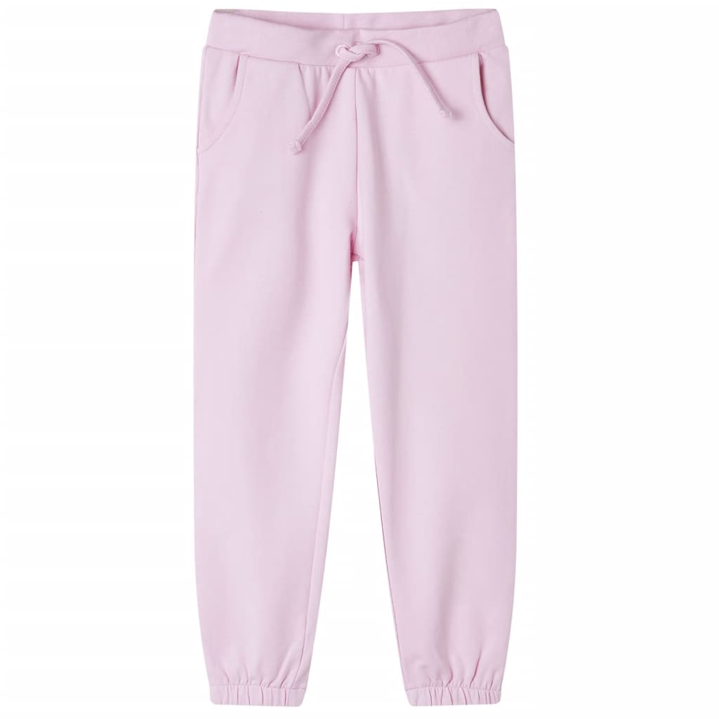 Vidaxl pantalon de jogging pour enfants 140 rose clair