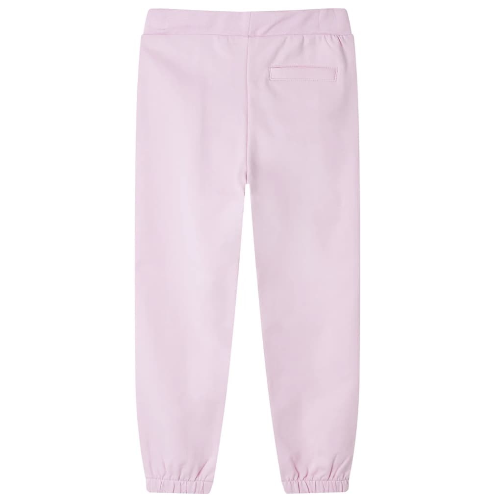 Vidaxl pantalon de jogging pour enfants 140 rose clair
