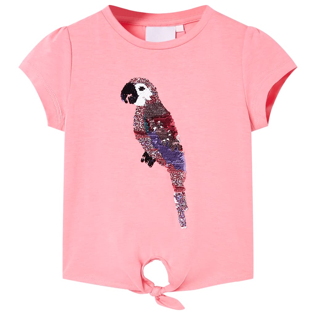 Vidaxl Child's Shirt 116 Fluorescent Rose