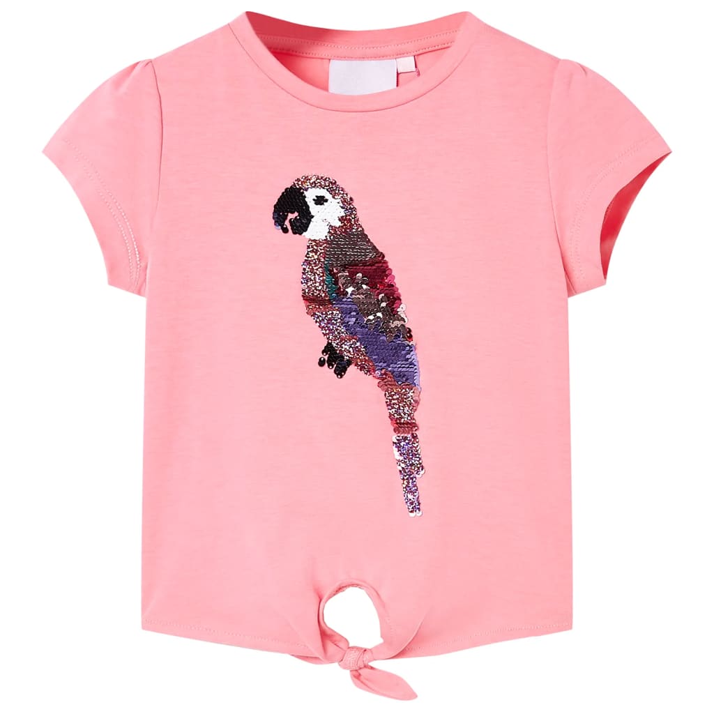 Vidaxl Child's Shirt 140 Fluorescent Rose