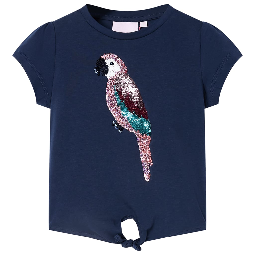 Vidaxl Child's Shirt 92 Navy Blue