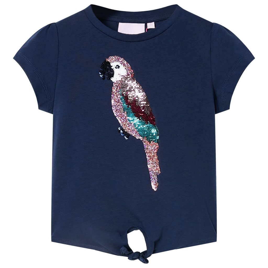 Vidaxl Child's Shirt 128 Navy Blue