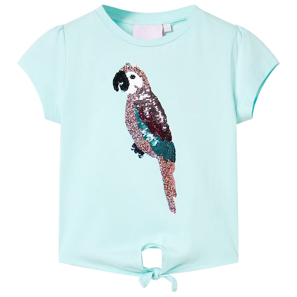 Vidaxl Child's Shirt 104 Light Sea Blue