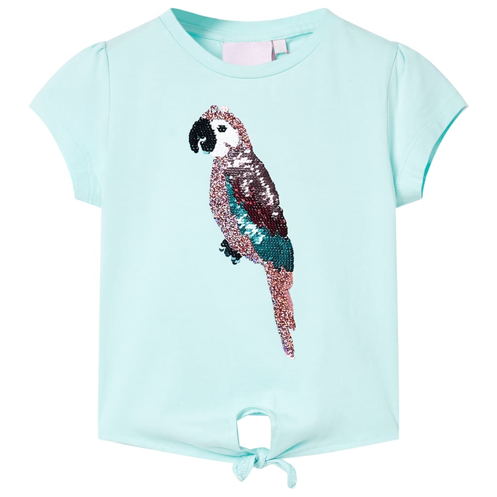 Vidaxl Child's Shirt 128 Light Sea Blue