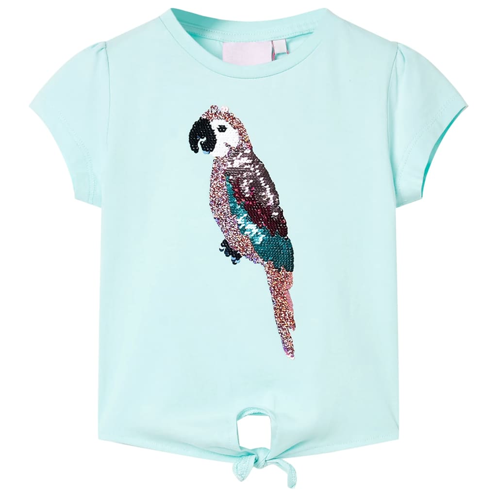 Vidaxl Child's Shirt 140 Light Sea Blue
