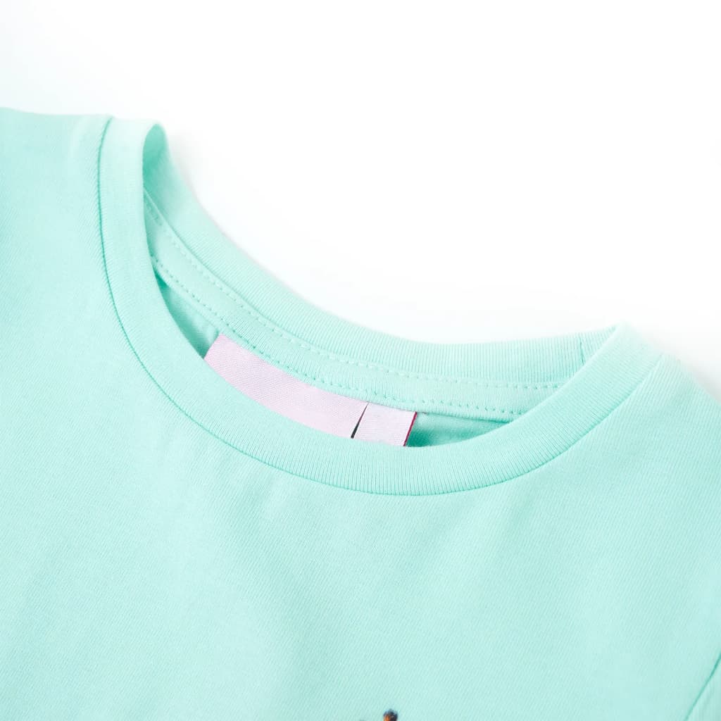Vidaxl Child's Shirt 92 Light Sea Blue