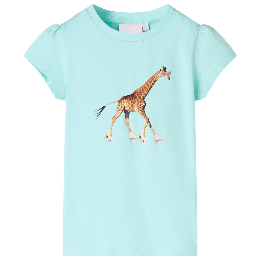 Vidaxl Child's Shirt 104 Light Sea Blue