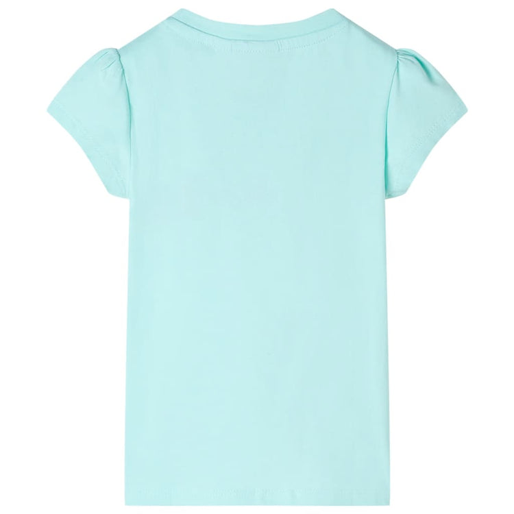 Vidaxl Child's Shirt 104 Light Sea Blue