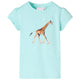 Vidaxl Child's Shirt 116 Light Sea Blue