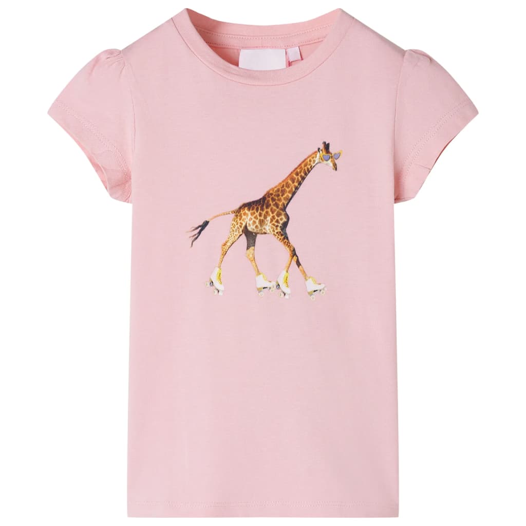 Vidaxl Child's Shirt 128 Rose clair