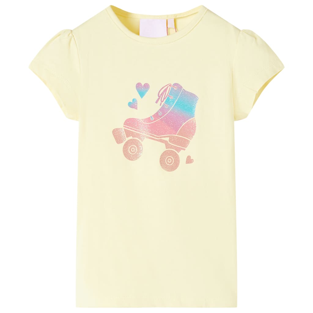 Vidaxl Child's Shirt 92 Soft Yellow