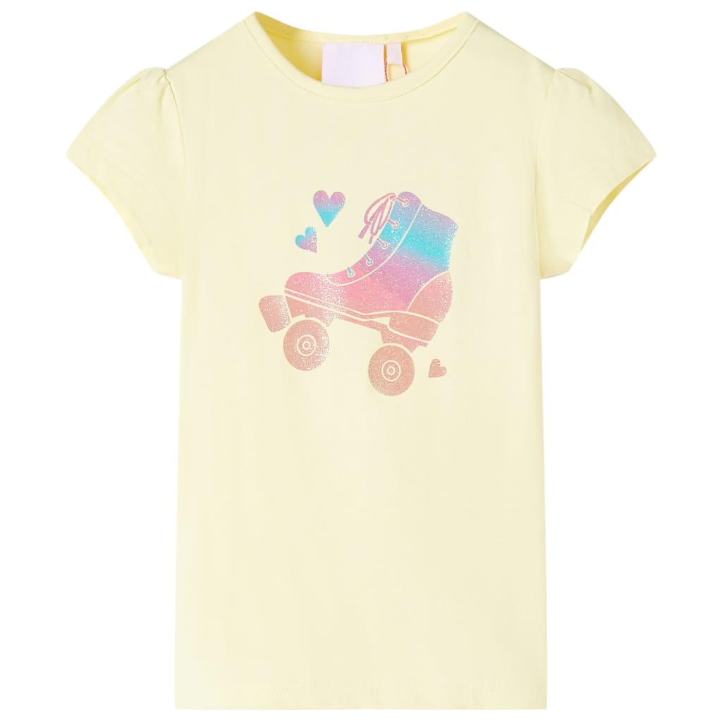 Vidaxl Child's Shirt 140 jaune doux