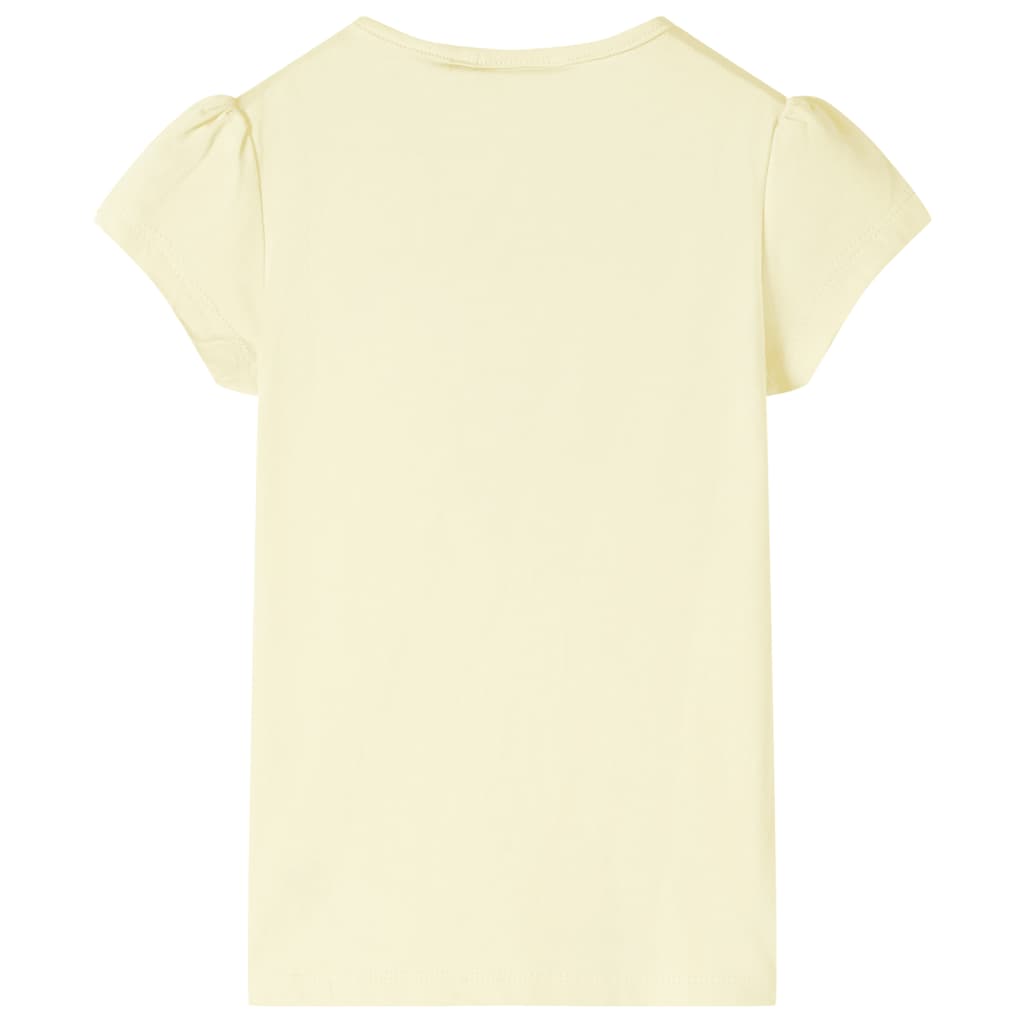 Vidaxl Child's Shirt 140 jaune doux