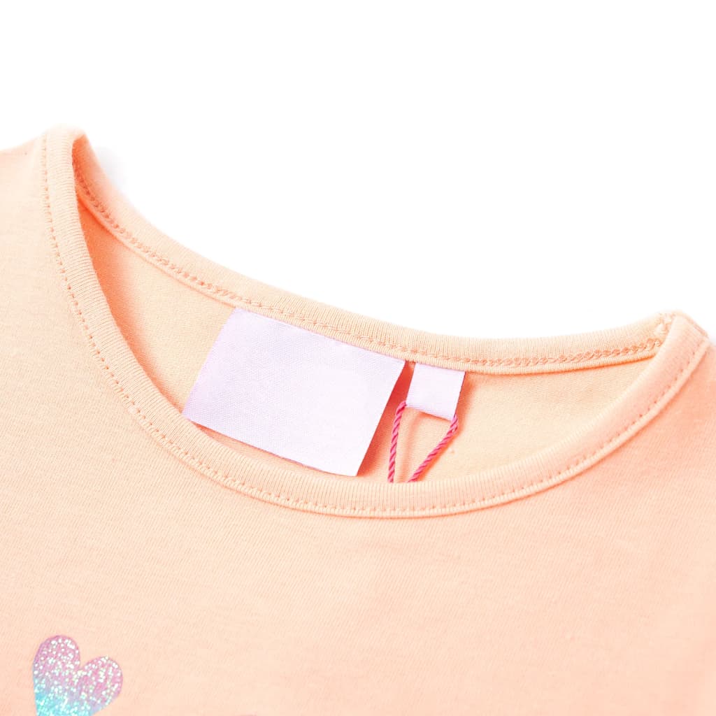 Vidaxl Child's Shirt 92 Light Orange