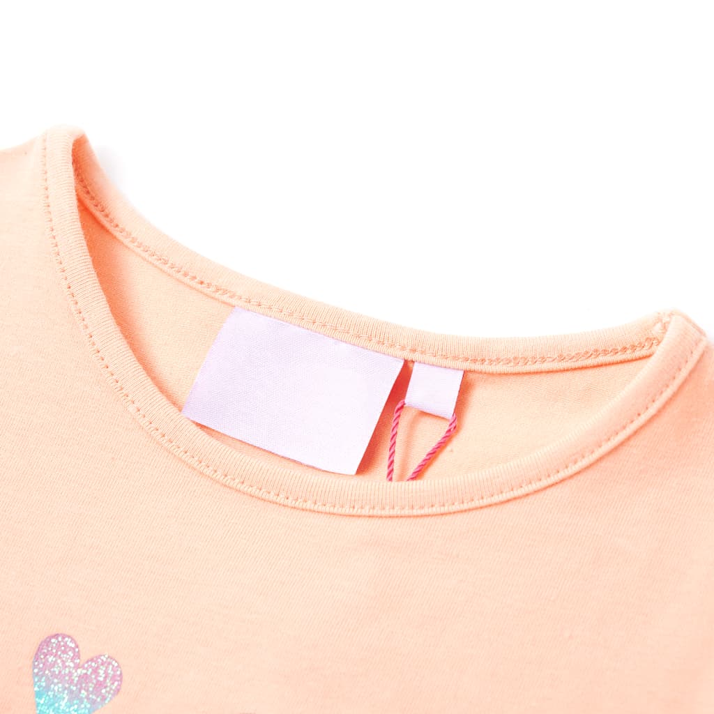 Vidaxl Child's Shirt 128 Light Orange