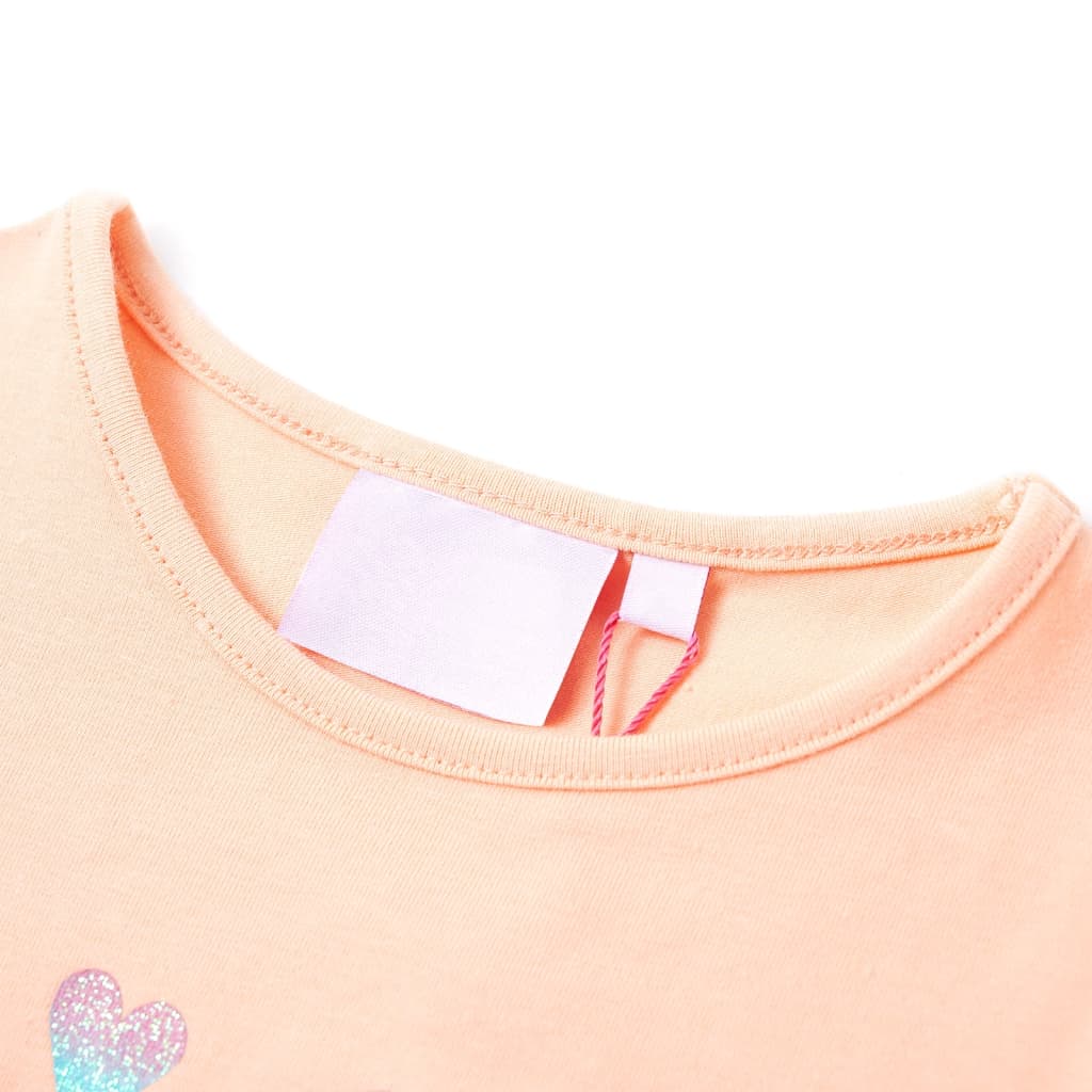 Vidaxl Child's Shirt 140 Light Orange