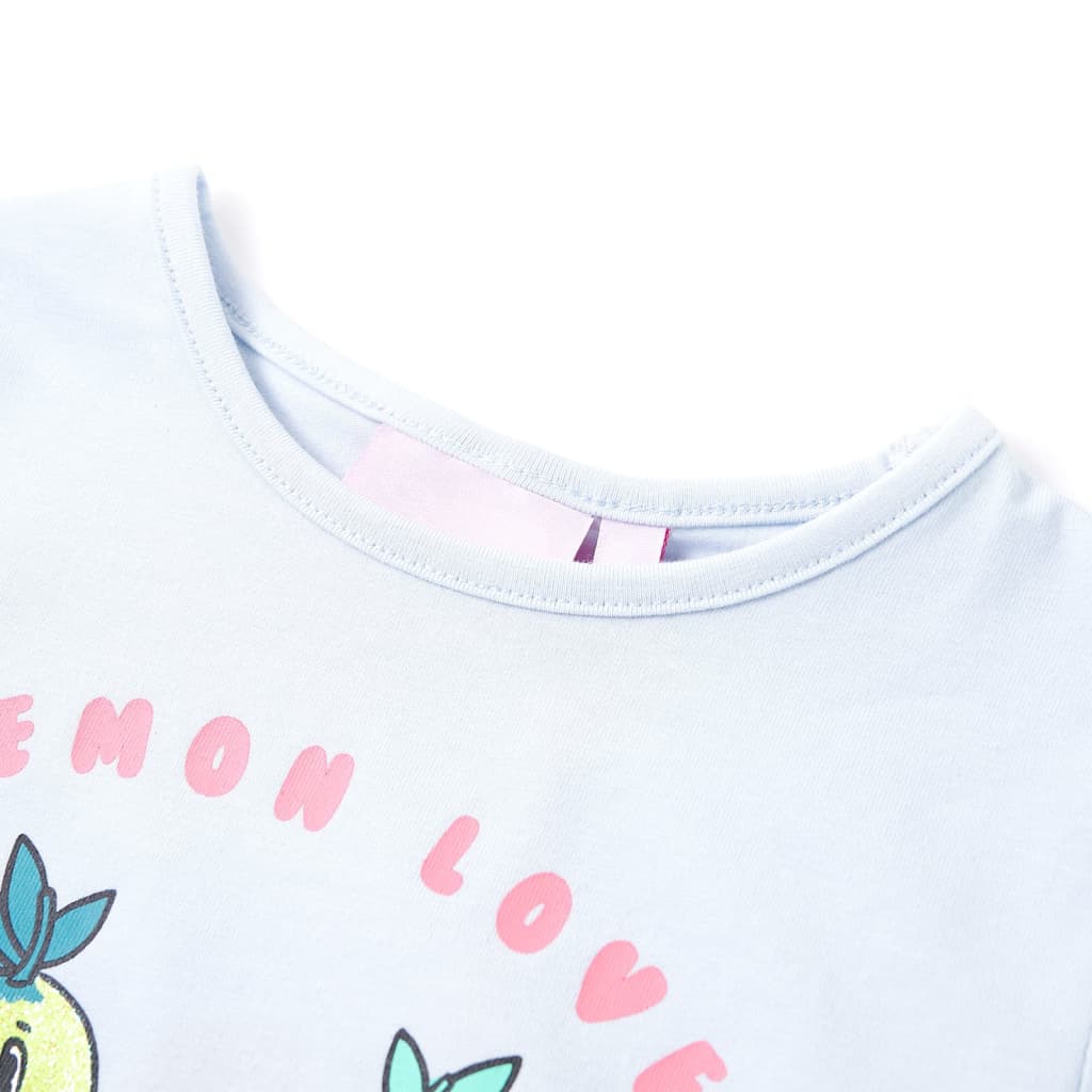 Vidaxl Child's Shirt 140 bleu clair
