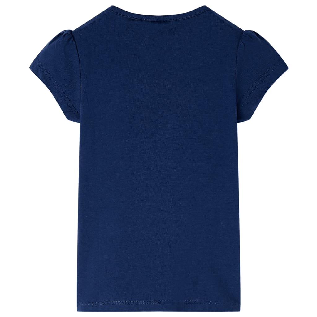 Vidaxl Child's Shirt 104 Navy Blue