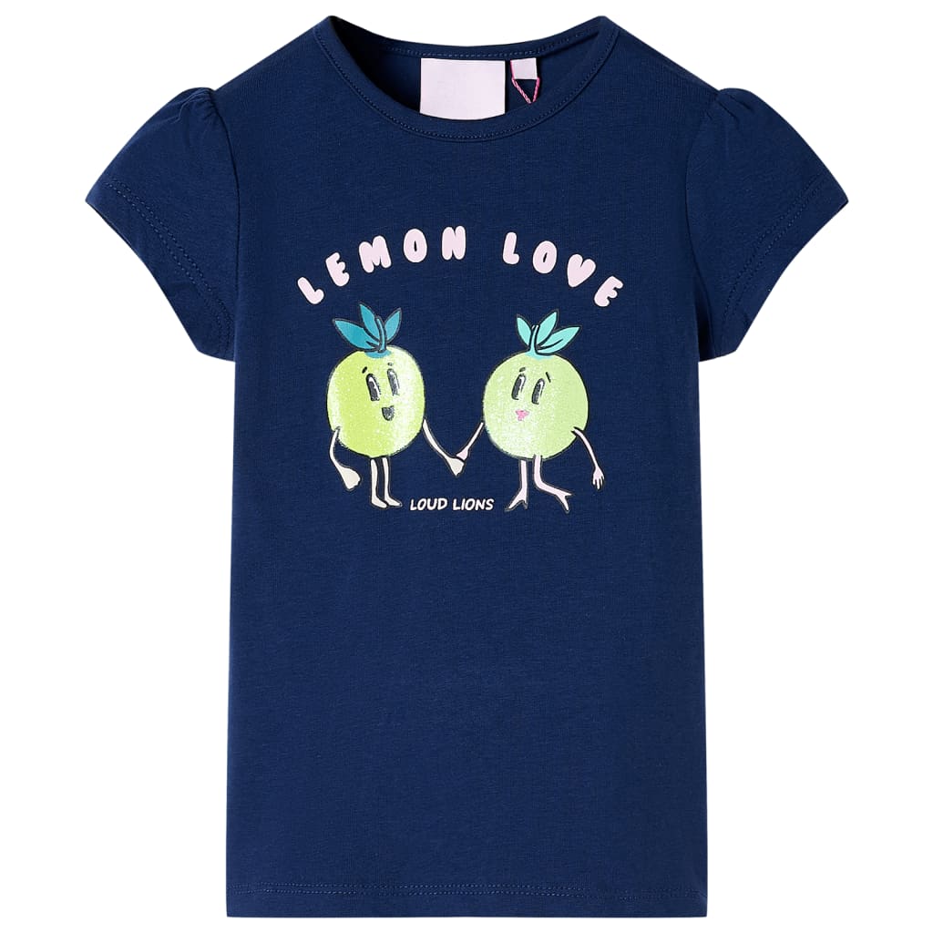 Vidaxl Child's Shirt 128 Navy Blue